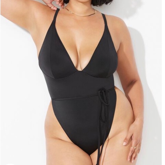 NWT Swimsuits for All Sydney Plunge Adjustable Monokini | Tie Dye | Large - Picture 7 of 8